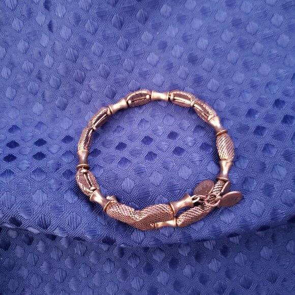 Alex & Ani Beaded Gold Wrap Flexible Vintage Sixty Six ☮️💟☮️💟☮️ A-309 - Picture 4 of 5